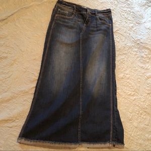 Maurice's Blue Jean Skirt